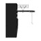 Bestar Bestar Viva Two 72W L-Shaped Standing Desks with Dual Monitor Arms and Storage in black 19854-18 - alternate 7